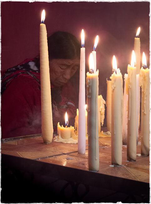 Mayan Candle Offering